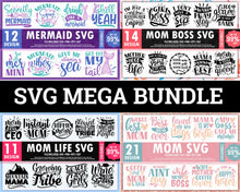 Load image into Gallery viewer, 1400 Giant SVG Bundle for Cricut svg cut files. - LoveMyCuttables.com
