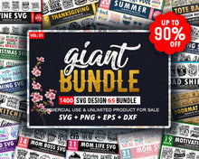 Load image into Gallery viewer, 1400 Giant SVG Bundle for Cricut svg cut files. - LoveMyCuttables.com
