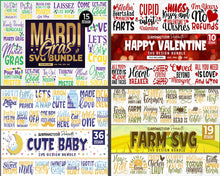 Load image into Gallery viewer, 565 Huge Svg Bundle Design Pack for Cricut. - LoveMyCuttables.com
