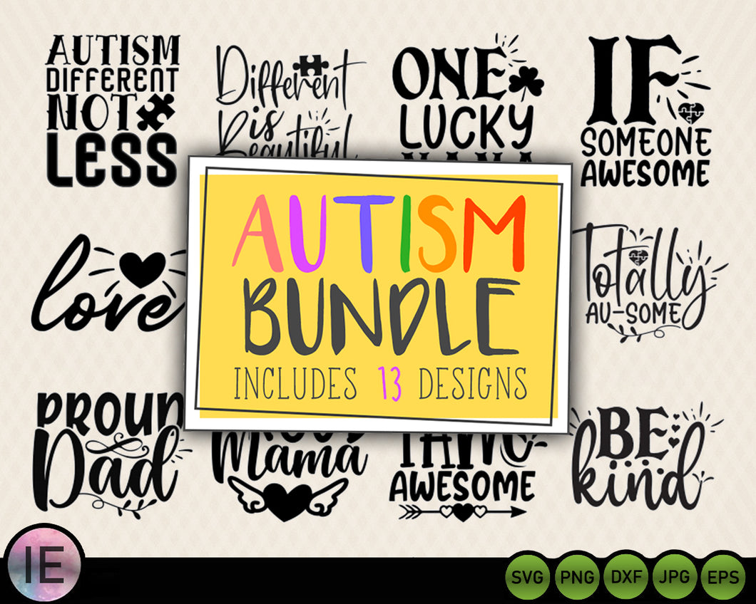 Autism Awareness Svg Bundle - LoveMyCuttables.com