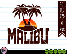 Load image into Gallery viewer, Malibu Svg Sweatshirt PNG Malibu Sweater DESIGN Malibu California Sweatshirt design - LoveMyCuttables.com
