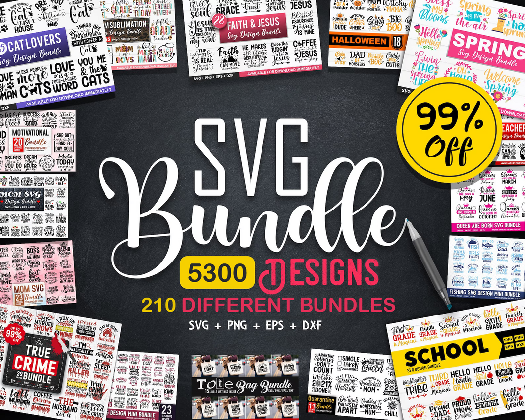 5300 The Crafters Dream SVG Bundle