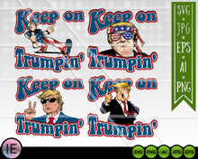 Load image into Gallery viewer, 4 Keep on Trumpin SVG Bundle Trump cut file - LoveMyCuttables.com
