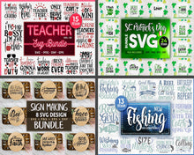 Load image into Gallery viewer, 1400 Giant SVG Bundle for Cricut svg cut files - LoveMyCuttables.com
