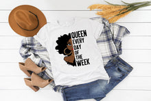 Load image into Gallery viewer, Queen Every Day of the Week Short-Sleeve T-Shirt - LoveMyCuttables.com
