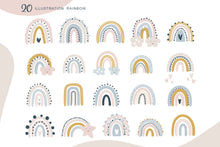 Load image into Gallery viewer, Scandinavian Rainbow svg cut files for cricut - LoveMyCuttables.com
