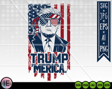 Load image into Gallery viewer, Trump Svg Merica svg cut file Trump Vector Cricut Silhouette - LoveMyCuttables.com
