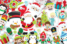 Load image into Gallery viewer, 1200 Christmas Svg BUNDLE graphic set, Christmas clipart commercial use, christmas clipart, vector graphics - LoveMyCuttables.com
