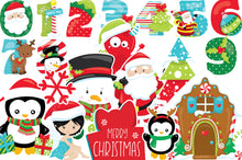 Load image into Gallery viewer, 1200 Christmas Svg BUNDLE graphic set, Christmas clipart commercial use, christmas clipart, vector graphics - LoveMyCuttables.com
